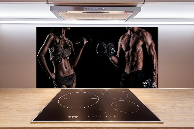 Küchen wandpaneel Muskelaufbau