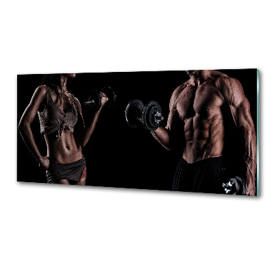 Küchen wandpaneel Muskelaufbau