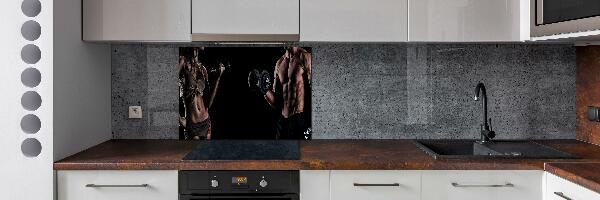 Küchen wandpaneel Muskelaufbau