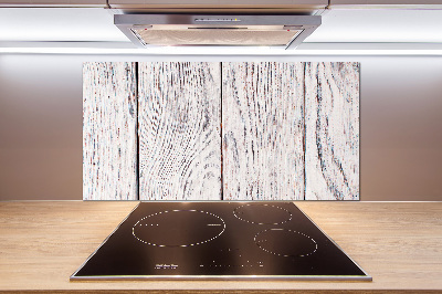 Glasrückwand für die küche Holzwand