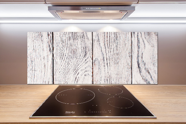 Glasrückwand für die küche Holzwand