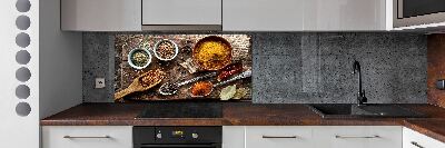 Platte für Küchenrückwand Gewürzmischung