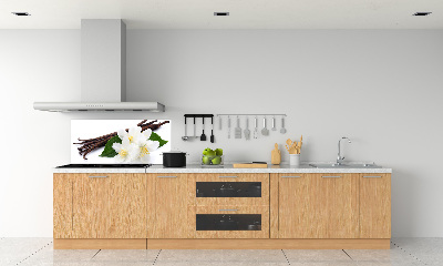 Glasrückwand für die küche Jasmin und Vanille