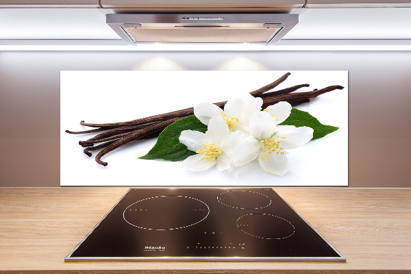 Glasrückwand für die küche Jasmin und Vanille