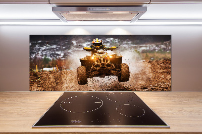 Glasrückwand für die küche Quad