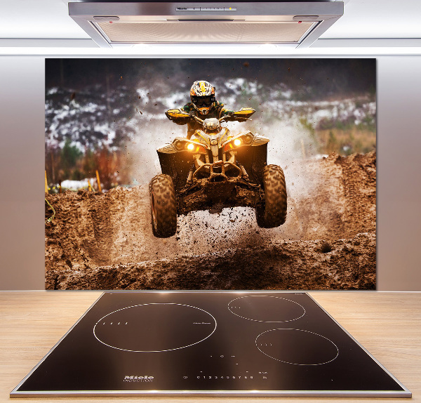 Glasrückwand für die küche Quad