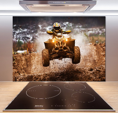 Glasrückwand für die küche Quad