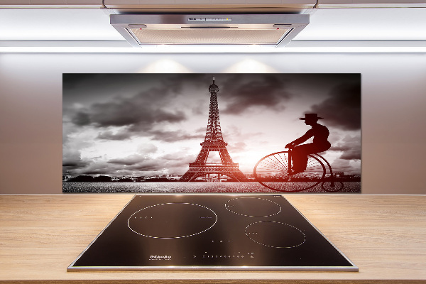 Glasrückwand für die küche Eiffelturm Paris