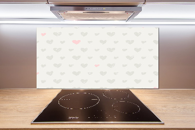 Küchen wandpaneel Herz-Hintergrund