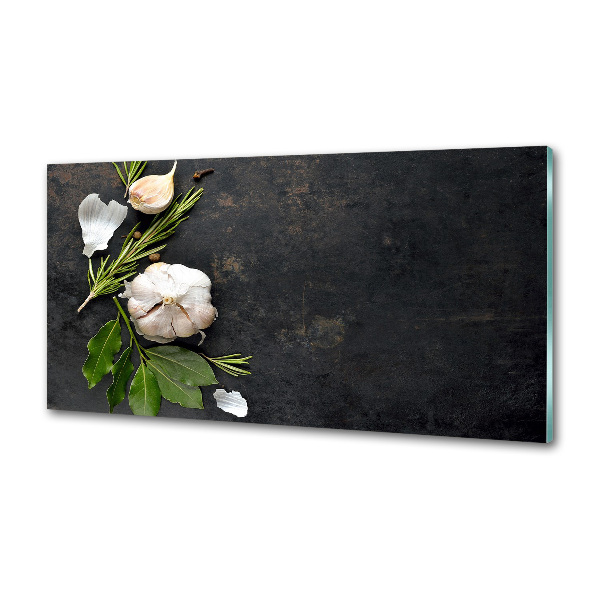 Platte für Küchenrückwand Knoblauch