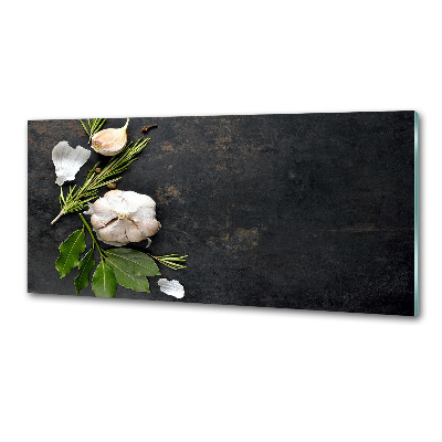 Platte für Küchenrückwand Knoblauch