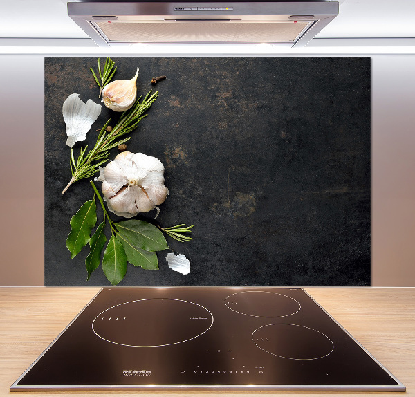 Platte für Küchenrückwand Knoblauch