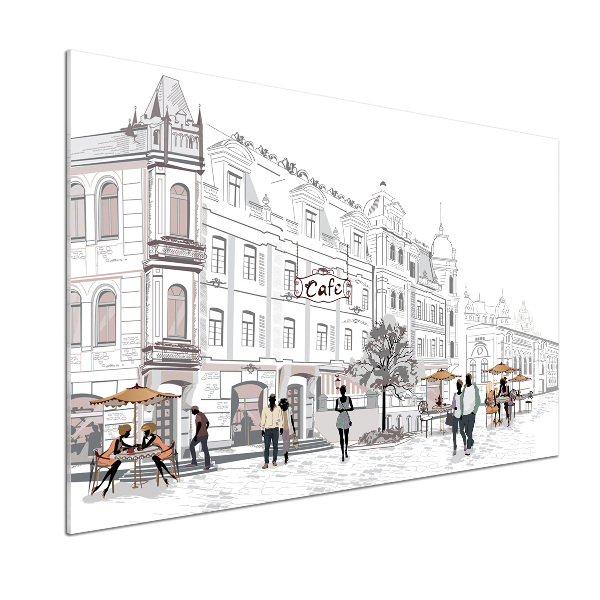 Platte für Küchenrückwand Altstadt