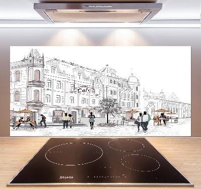 Platte für Küchenrückwand Altstadt