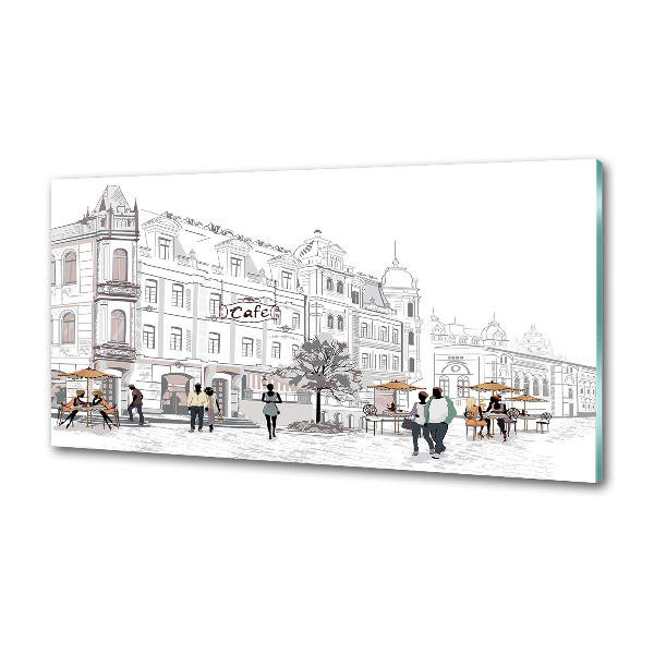 Platte für Küchenrückwand Altstadt