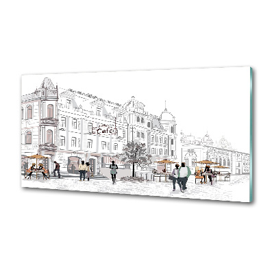 Platte für Küchenrückwand Altstadt