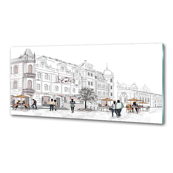 Platte für Küchenrückwand Altstadt