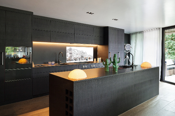 Platte für Küchenrückwand Altstadt