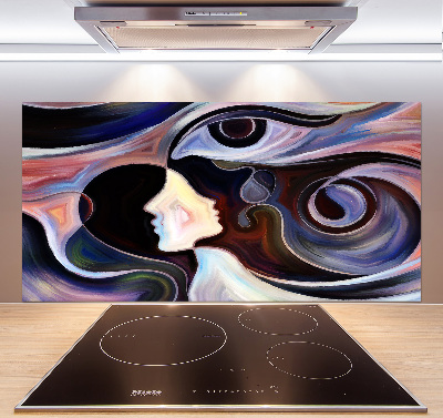 Küchen wandpaneel Abstraktion