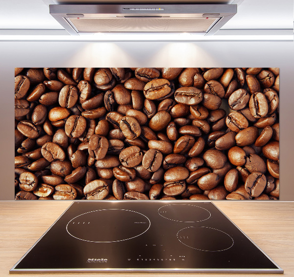 Glasrückwand für die küche Kaffeebohnen