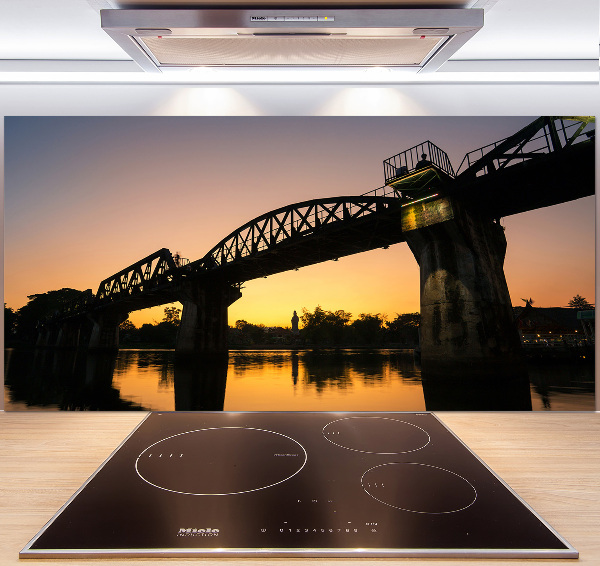 Platte für Küchenrückwand Brücke in Thailand