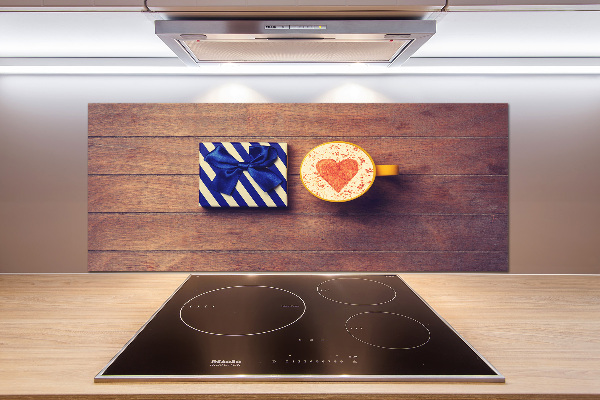 Platte für Küchenrückwand Kaffee und ein Geschenk