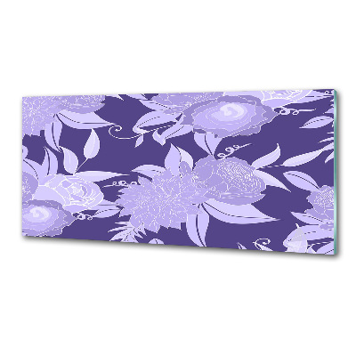 Küchen wandpaneel Blumenmuster