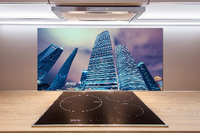 Küchen wandpaneel Wolkenkratzer