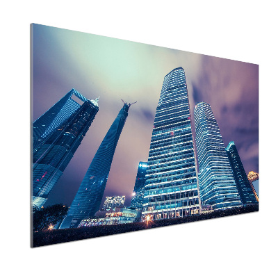 Küchen wandpaneel Wolkenkratzer