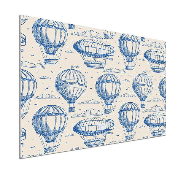 Platte für Küchenrückwand Ballons und Luftschiffe