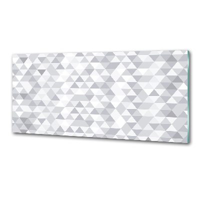 Küchen wandpaneel Graue Dreiecke
