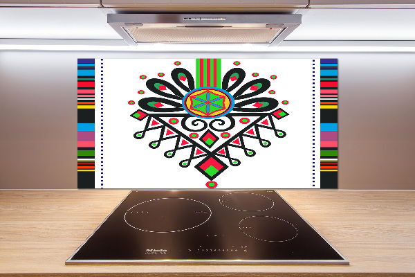 Glasrückwand für die küche Polnisches Volksmuster