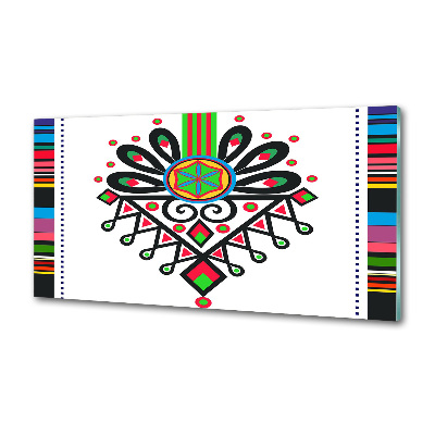 Glasrückwand für die küche Polnisches Volksmuster