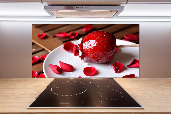 Küchen wandpaneel Apfel am Stiel