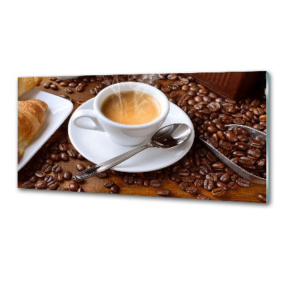 Glasrückwand für die küche Aromatischer Kaffee