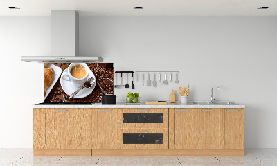 Glasrückwand für die küche Aromatischer Kaffee