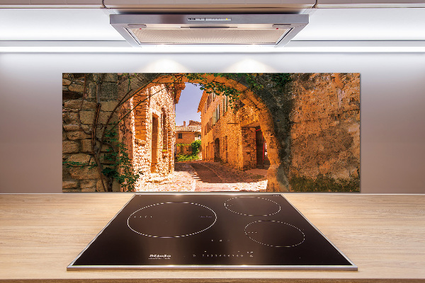 Küchen wandpaneel Eine charmante Straße