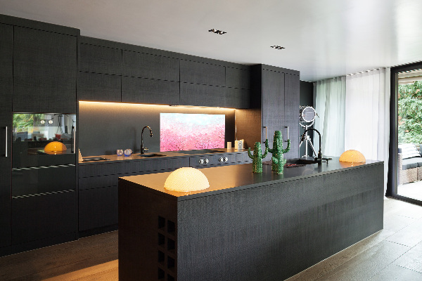 Küchen wandpaneel Kirschblüten