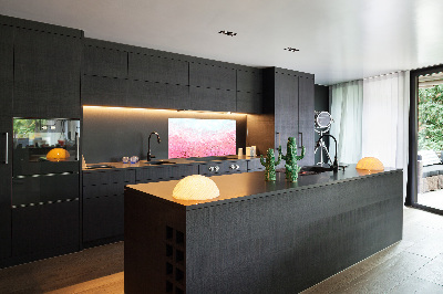 Küchen wandpaneel Kirschblüten