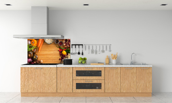 Küchen wandpaneel Herbstgemüse