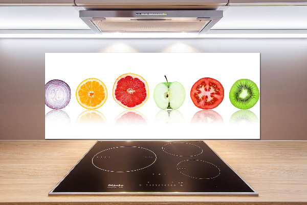 Glasrückwand für die küche Obst und Gemüse