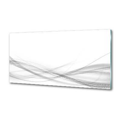 Glasrückwand für die küche Abstrakte Wellen