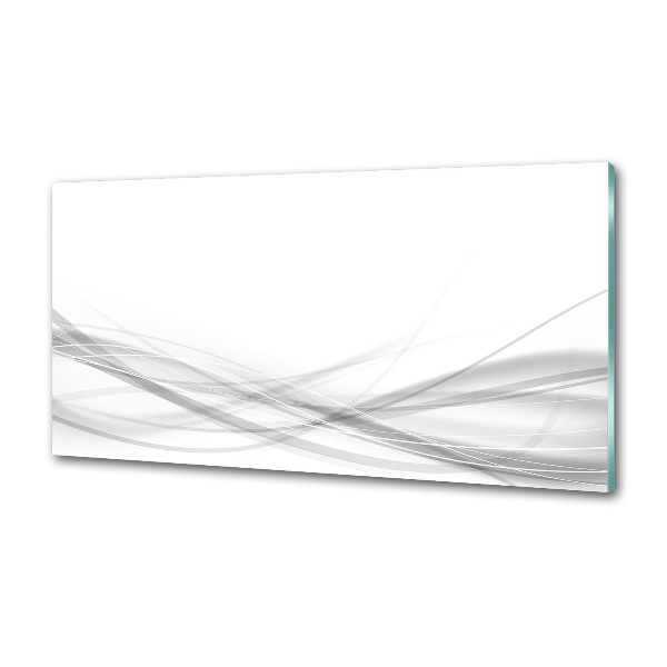 Glasrückwand für die küche Abstrakte Wellen