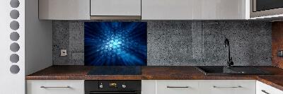 Küchen wandpaneel Kristalle