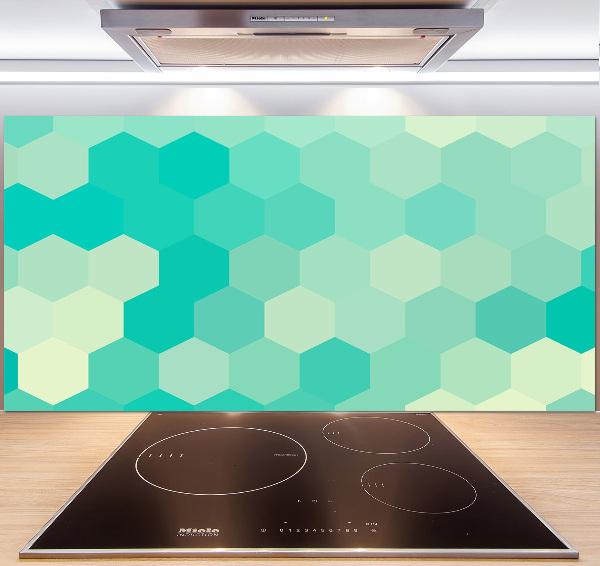 Glasrückwand für die küche Geometrischer Hintergrund