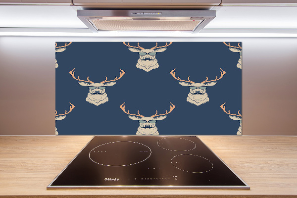 Platte für Küchenrückwand Hipster-Hirsche