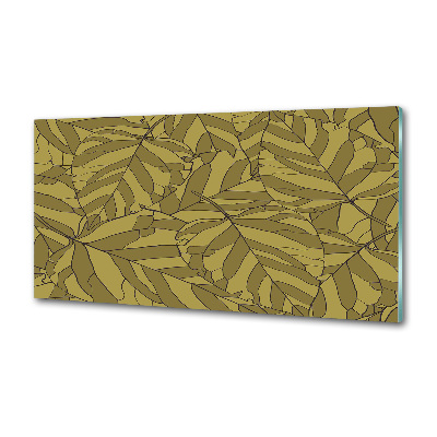 Platte für Küchenrückwand Blätter