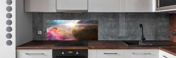 Platte für Küchenrückwand Galaxis