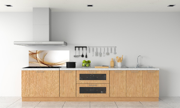 Platte für Küchenrückwand Abstrakte Wellen