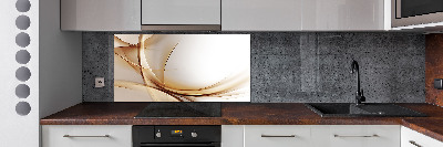 Platte für Küchenrückwand Abstrakte Wellen